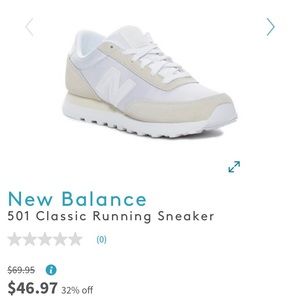 New Balance Women’s 501 Sneaker in Cream